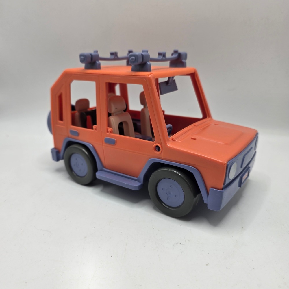 Bluey Heeler Family 4WD Vehicle Kids Orange Purple SUV Toy Car Moose Toys
